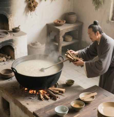 灶火千秋：揭秘古人锅中的米香与烟火